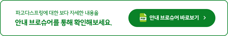 파고다스프링에 대한 보다 자세한 내용을 안내 브로슈어를 통해 확인해보세요.